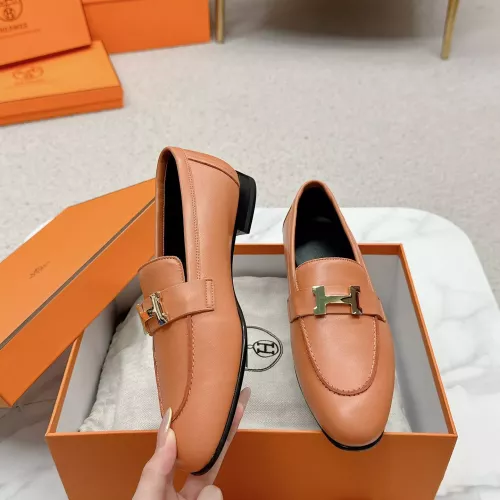 Hermes Leather Shoes For Women #1341280 $125.00 USD, Wholesale Replica Hermes Leather Shoes