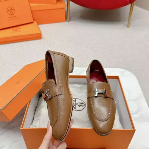 Hermes Leather Shoes For Women #1341281 $125.00 USD, Wholesale Replica Hermes Leather Shoes