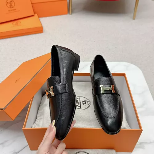 Hermes Leather Shoes For Women #1341285 $125.00 USD, Wholesale Replica Hermes Leather Shoes