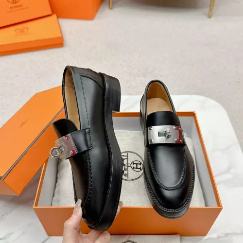 Hermes Leather Shoes For Women #1341287 $140.00 USD, Wholesale Replica Hermes Leather Shoes