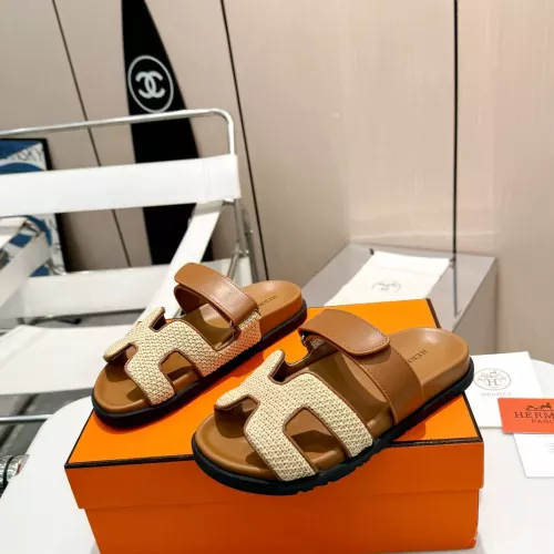 Hermes Slippers For Men #1341293 $98.00 USD, Wholesale Replica Hermes Slippers