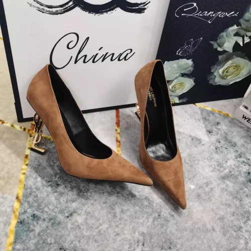 Yves Saint Laurent YSL High-Heeled Shoes For Women #1341346 $122.00 USD, Wholesale Replica Yves Saint Laurent YSL High-Heeled Shoes