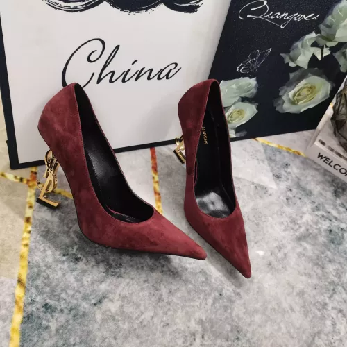 Yves Saint Laurent YSL High-Heeled Shoes For Women #1341347 $122.00 USD, Wholesale Replica Yves Saint Laurent YSL High-Heeled Shoes