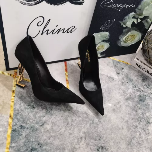 Yves Saint Laurent YSL High-Heeled Shoes For Women #1341354 $122.00 USD, Wholesale Replica Yves Saint Laurent YSL High-Heeled Shoes
