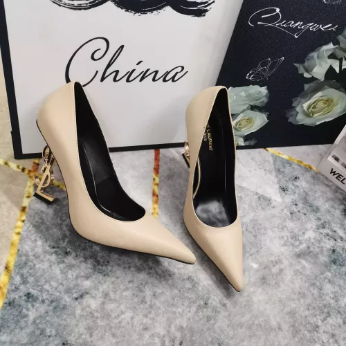 Yves Saint Laurent YSL High-Heeled Shoes For Women #1341364 $122.00 USD, Wholesale Replica Yves Saint Laurent YSL High-Heeled Shoes