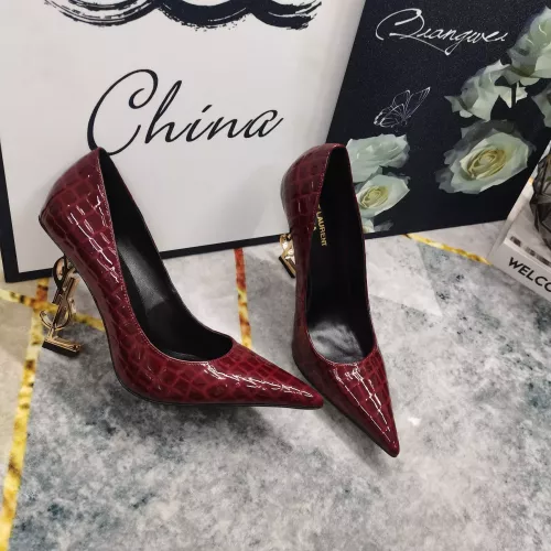 Yves Saint Laurent YSL High-Heeled Shoes For Women #1341372 $122.00 USD, Wholesale Replica Yves Saint Laurent YSL High-Heeled Shoes
