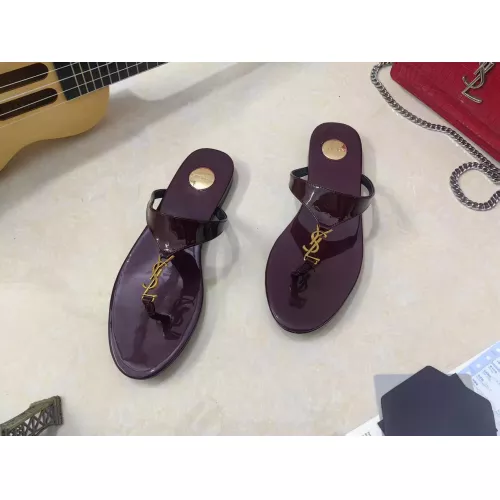 Yves Saint Laurent YSL Slippers For Women #1341377 $92.00 USD, Wholesale Replica Yves Saint Laurent YSL Slippers