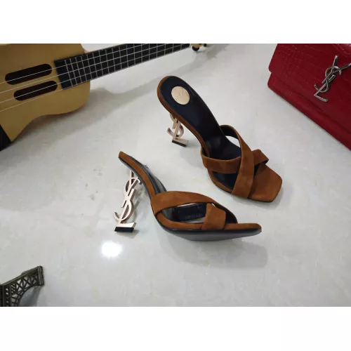 Yves Saint Laurent YSL Slippers For Women #1341393 $100.00 USD, Wholesale Replica Yves Saint Laurent YSL Slippers