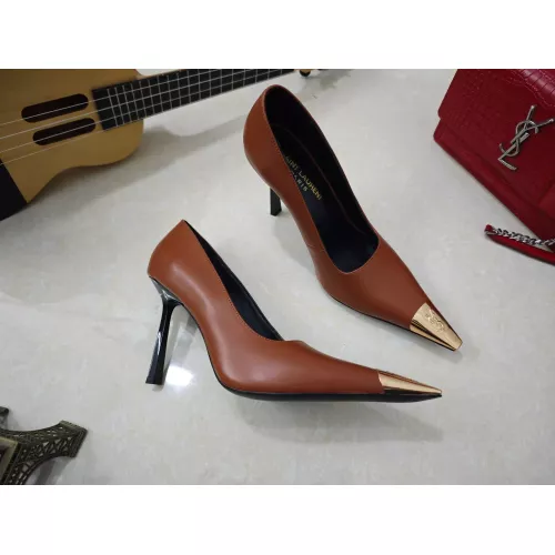 Yves Saint Laurent YSL High-Heeled Shoes For Women #1341473 $102.00 USD, Wholesale Replica Yves Saint Laurent YSL High-Heeled Shoes