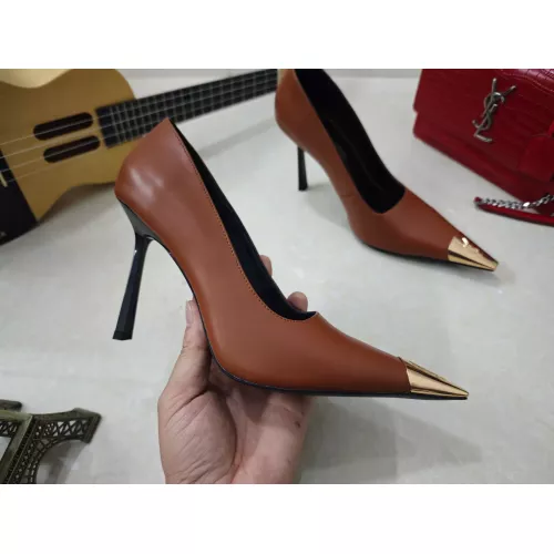 Replica Yves Saint Laurent YSL High-Heeled Shoes For Women #1341473 $102.00 USD for Wholesale