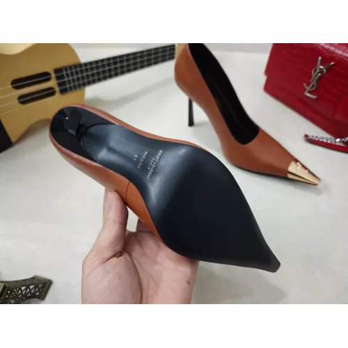 Replica Yves Saint Laurent YSL High-Heeled Shoes For Women #1341473 $102.00 USD for Wholesale