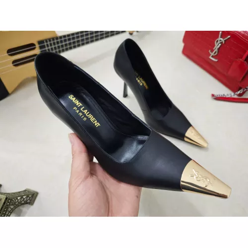 Replica Yves Saint Laurent YSL High-Heeled Shoes For Women #1341474 $102.00 USD for Wholesale