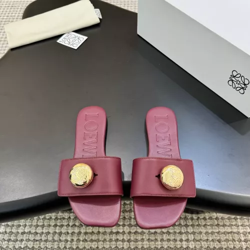 LOEWE Slippers For Women #1341491 $85.00 USD, Wholesale Replica LOEWE Slippers