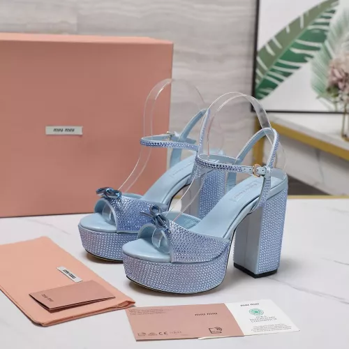 MIU MIU Sandal For Women #1341678 $122.00 USD, Wholesale Replica MIU MIU Sandal