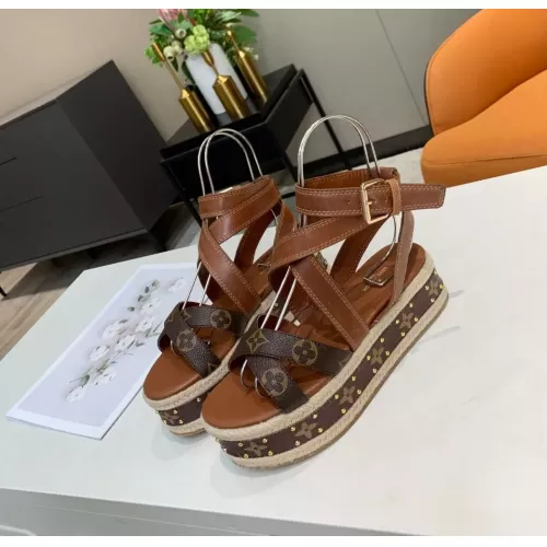 Louis Vuitton Sandal For Women #1341697 $130.00 USD, Wholesale Replica Louis Vuitton Sandal