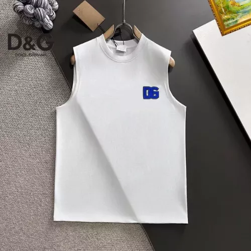 Dolce &amp; Gabbana D&amp;G T-Shirts Sleeveless For Unisex #1341971 $25.00 USD, Wholesale Replica Dolce &amp; Gabbana D&amp;G T-Shirts