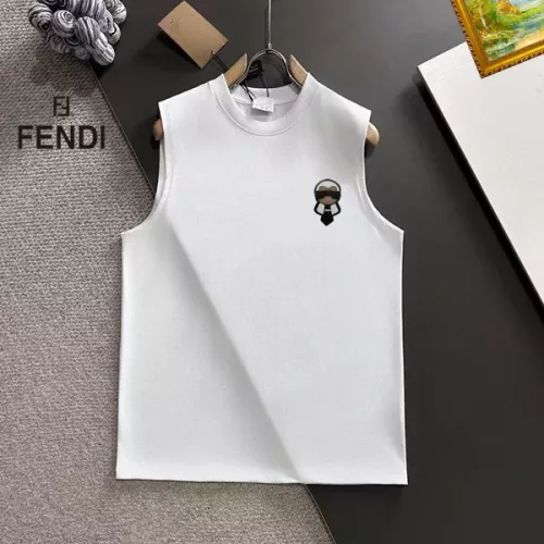 Fendi T-Shirts Sleeveless For Unisex #1341975 $25.00 USD, Wholesale Replica Fendi T-Shirts