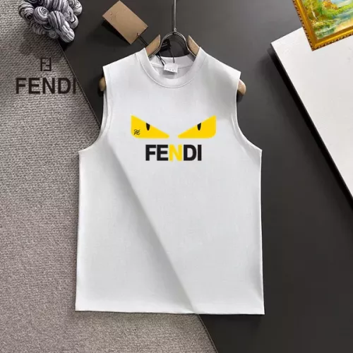 Fendi T-Shirts Sleeveless For Unisex #1341983 $25.00 USD, Wholesale Replica Fendi T-Shirts