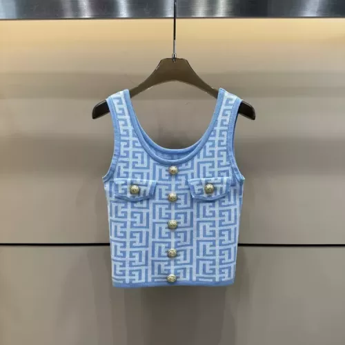 Balmain T-Shirts Sleeveless For Women #1341992 $60.00 USD, Wholesale Replica Balmain T-Shirts