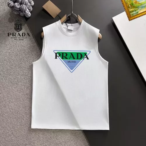Prada T-Shirts Sleeveless For Unisex #1342007 $25.00 USD, Wholesale Replica Prada T-Shirts