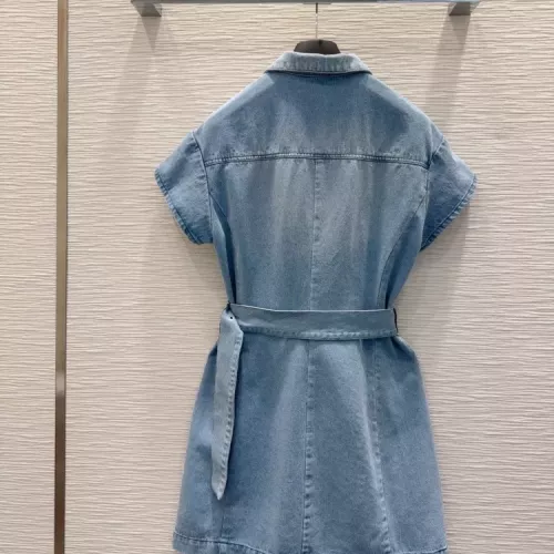 Replica Christian Dior Dresses Short Sleeved For Women #1342014 $88.00 USD for Wholesale