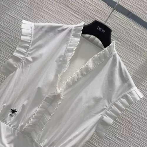 Replica Christian Dior Dresses Short Sleeved For Women #1342017 $92.00 USD for Wholesale