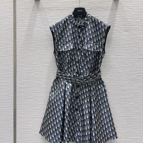 Christian Dior Dresses Sleeveless For Women #1342019 $98.00 USD, Wholesale Replica Christian Dior Dresses