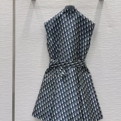 Replica Christian Dior Dresses Sleeveless For Women #1342019 $98.00 USD for Wholesale