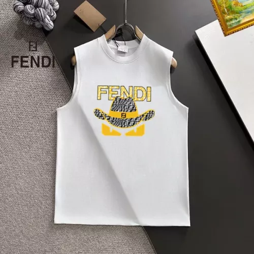 Fendi T-Shirts Sleeveless For Unisex #1342021 $25.00 USD, Wholesale Replica Fendi T-Shirts