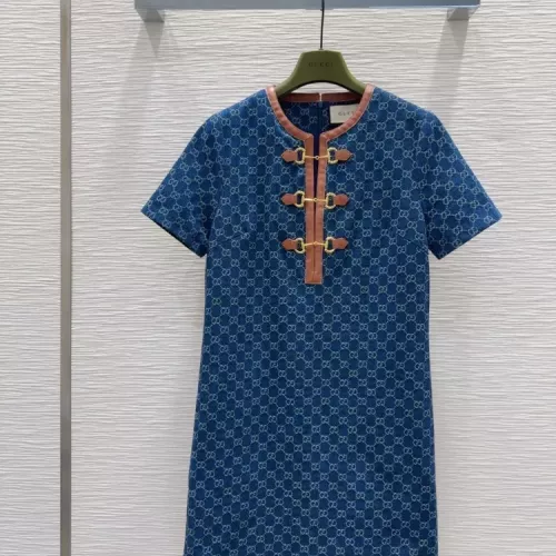 Gucci Dresses Short Sleeved For Women #1342025 $98.00 USD, Wholesale Replica Gucci Dresses