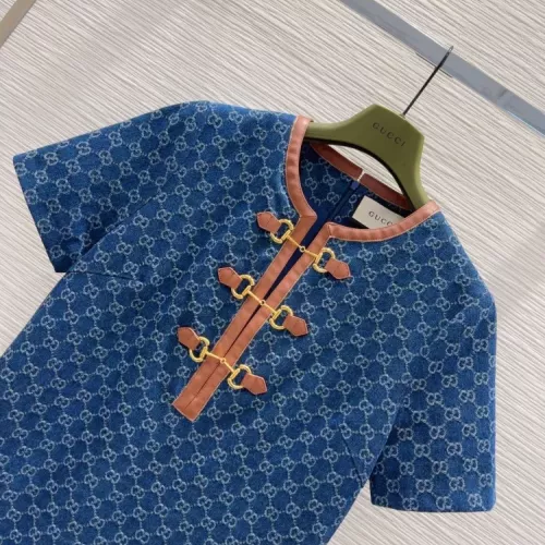 Replica Gucci Dresses Short Sleeved For Women #1342025 $98.00 USD for Wholesale