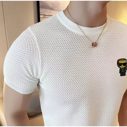 Replica Fendi T-Shirts Short Sleeved For Men #1342043 $42.00 USD for Wholesale