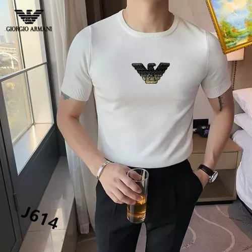 Armani T-Shirts Short Sleeved For Men #1342046 $42.00 USD, Wholesale Replica Armani T-Shirts