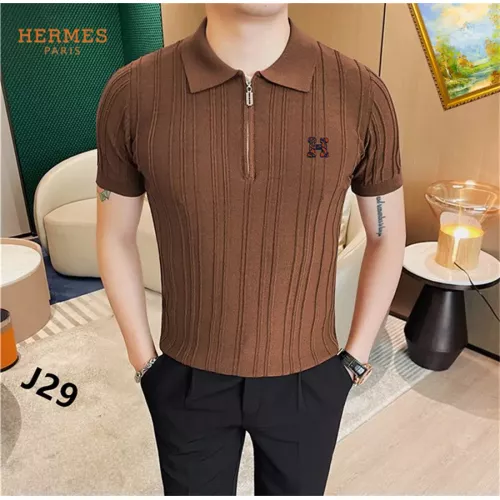Hermes T-Shirts Short Sleeved For Men #1342069 $42.00 USD, Wholesale Replica Hermes T-Shirts