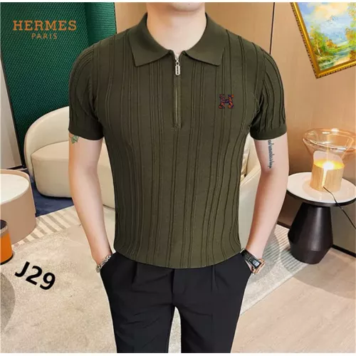 Hermes T-Shirts Short Sleeved For Men #1342070 $42.00 USD, Wholesale Replica Hermes T-Shirts