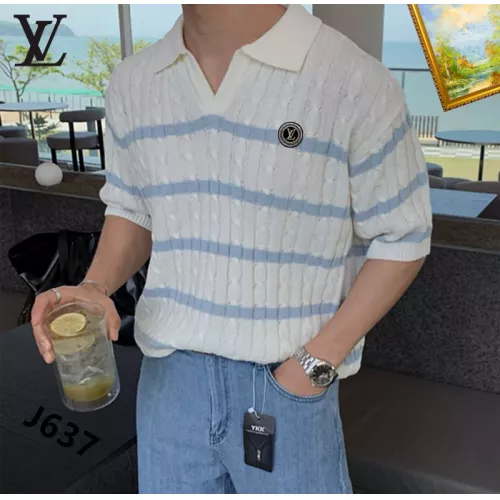 Louis Vuitton LV T-Shirts Short Sleeved For Men #1342080 $42.00 USD, Wholesale Replica Louis Vuitton LV T-Shirts