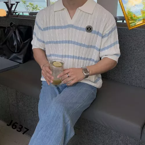 Replica Louis Vuitton LV T-Shirts Short Sleeved For Men #1342080 $42.00 USD for Wholesale