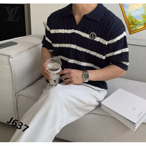 Replica Louis Vuitton LV T-Shirts Short Sleeved For Men #1342081 $42.00 USD for Wholesale