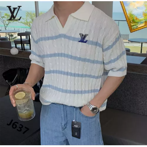 Louis Vuitton LV T-Shirts Short Sleeved For Men #1342088 $42.00 USD, Wholesale Replica Louis Vuitton LV T-Shirts