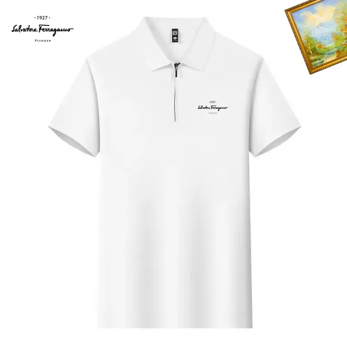 Salvatore Ferragamo T-Shirts Short Sleeved For Men #1342123 $34.00 USD, Wholesale Replica Salvatore Ferragamo T-Shirts