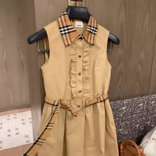 Burberry Dresses Sleeveless For Women #1342129 $96.00 USD, Wholesale Replica Burberry Dresses