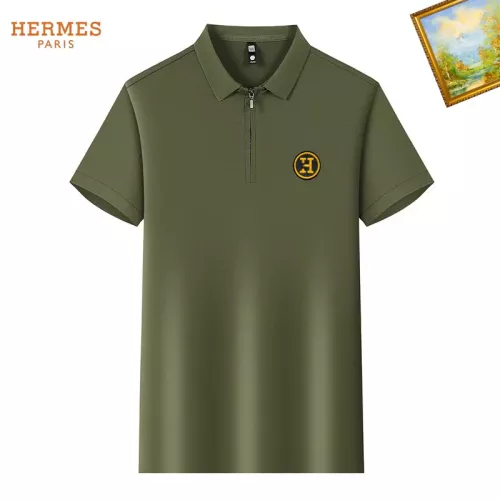 Hermes T-Shirts Short Sleeved For Men #1342182 $34.00 USD, Wholesale Replica Hermes T-Shirts