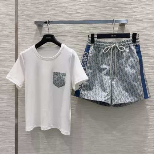 Christian Dior Tracksuits Short Sleeved For Women #1342197 $96.00 USD, Wholesale Replica Christian Dior Tracksuits
