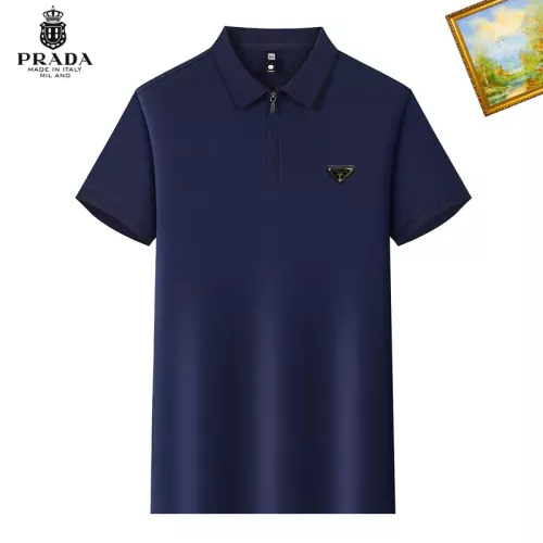 Prada T-Shirts Short Sleeved For Men #1342230 $34.00 USD, Wholesale Replica Prada T-Shirts