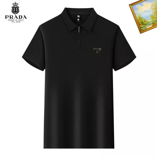 Prada T-Shirts Short Sleeved For Men #1342231 $34.00 USD, Wholesale Replica Prada T-Shirts