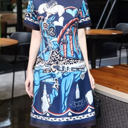 Hermes Dresses Short Sleeved For Women #1342261 $100.00 USD, Wholesale Replica Hermes Dresses