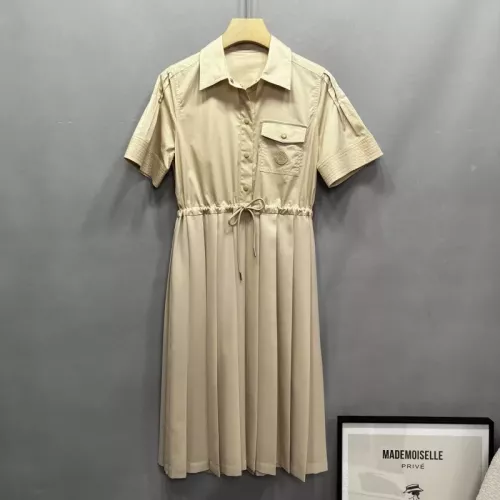 Moncler Dresses Short Sleeved For Women #1342370 $140.00 USD, Wholesale Replica Moncler Dresses