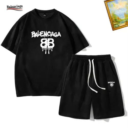 Balenciaga Fashion Tracksuits Short Sleeved For Men #1342390 $48.00 USD, Wholesale Replica Balenciaga Fashion Tracksuits