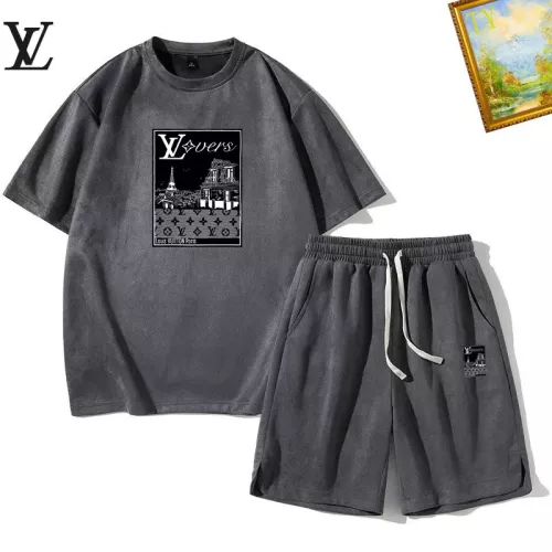 Louis Vuitton LV Tracksuits Short Sleeved For Men #1342392 $48.00 USD, Wholesale Replica Louis Vuitton LV Tracksuits