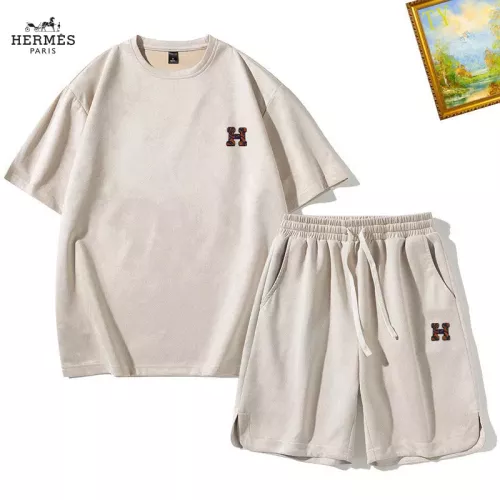 Hermes Tracksuits Short Sleeved For Men #1342400 $48.00 USD, Wholesale Replica Hermes Tracksuits
